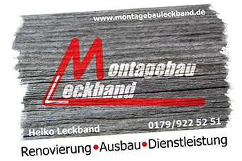 Montagebau Leckband